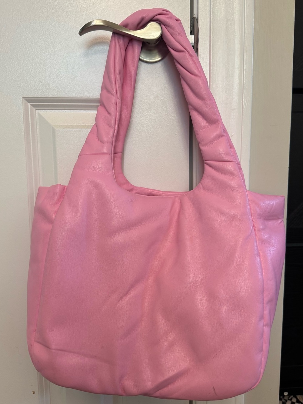 Target Pink Padded Handle Tote Bag